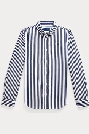 Ralph Lauren Camicia in popeline a righe bengalesi
