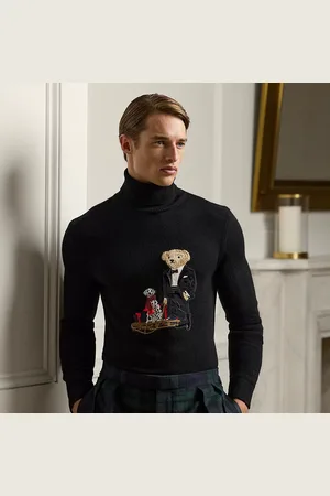Ralph Lauren Maglia dolcevita Polo Bear in cashmere