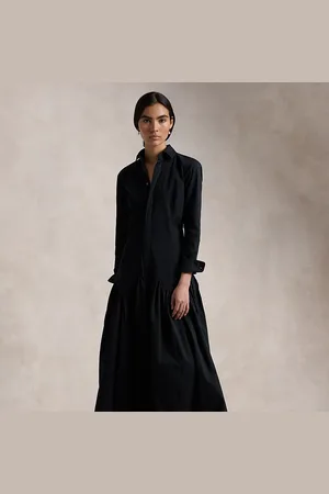 Ralph Lauren Chemisier Oxford con carré arricciato