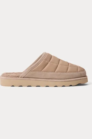 Ralph Lauren Pantofole Reade trapuntate in camoscio