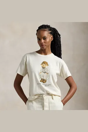 Ralph Lauren Maglietta Polo Bear in jersey di cotone
