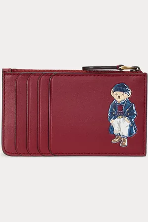 Ralph Lauren Portacarte Polo Bear con cerniera