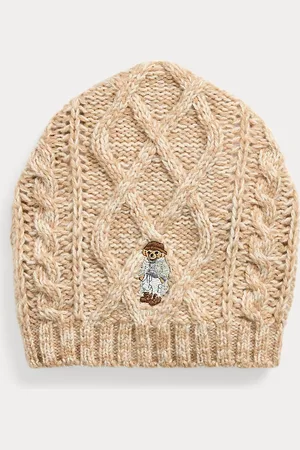 Ralph Lauren Berretto Polo Bear a punto Aran