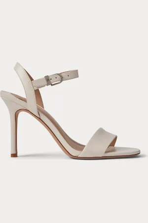 Ralph Lauren Sandali Gwen in cuoio nappa