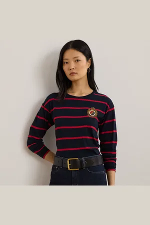 Ralph Lauren Maglietta in jersey a maniche lunghe