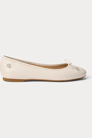 Ralph Lauren Ballerine Jayna in cuoio nappa