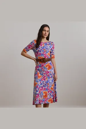 Ralph Lauren Abito medio in cotone stretch a fiori