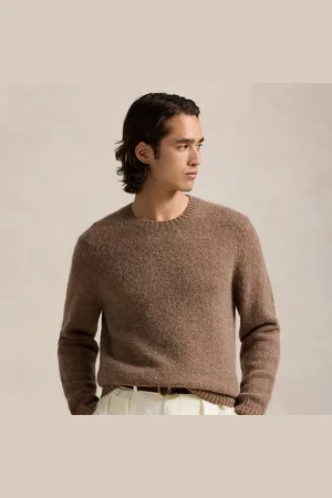 Ralph Lauren Maglia con toppe in camoscio