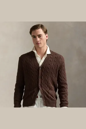 Ralph Lauren Cardigan in cotone a trecce