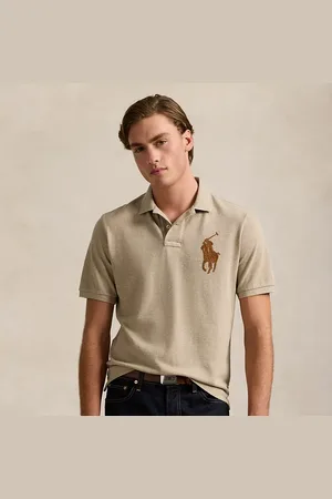 Ralph Lauren Polo in piqué pony in pelle Classic-Fit
