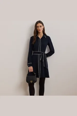Ralph Lauren Chemisier bicolore in georgette
