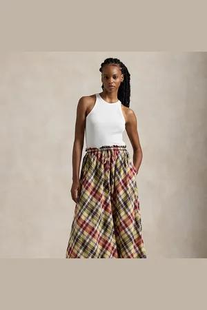 Ralph Lauren Maxigonna scozzese con coulisse