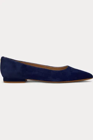 Ralph Lauren Ballerine Londyn in camoscio