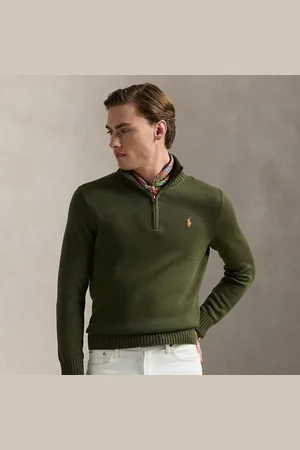 Ralph Lauren Maglia in cotone con cerniera