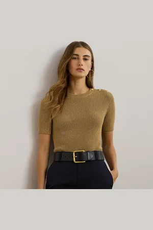 Ralph Lauren Maglia metalizzata a maniche corte