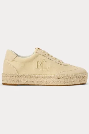 Ralph Lauren Sneaker Luize in tela e camoscio