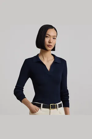 Ralph Lauren Maglia polo lavorata a coste