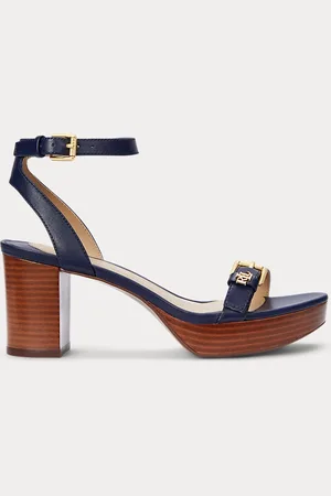 Ralph Lauren Sandali Melissah in cuoio nappa