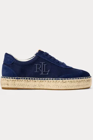 Ralph Lauren Sneaker Luize in tela e camoscio