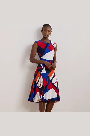 Ralph Lauren Abito in jersey stretch con stampa