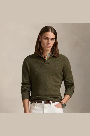Ralph Lauren Maglia in lana e cotone con colletto