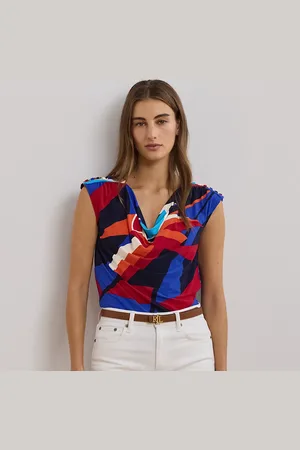 Ralph Lauren Top in jersey senza maniche con stampa