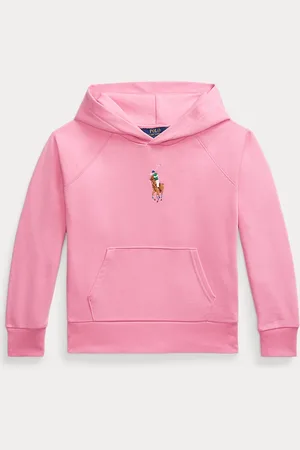 Ralph Lauren Felpa in spugna Big Pony con cappuccio
