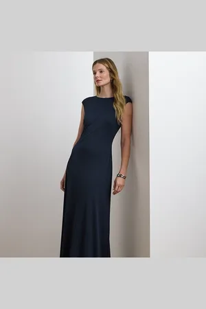 Ralph Lauren Abito in jersey con spalline a catena