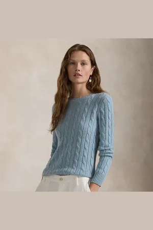 Maglia in cashmere a trecce