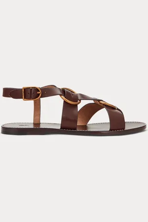 Ralph Lauren Sandali in pelle con doppio anello