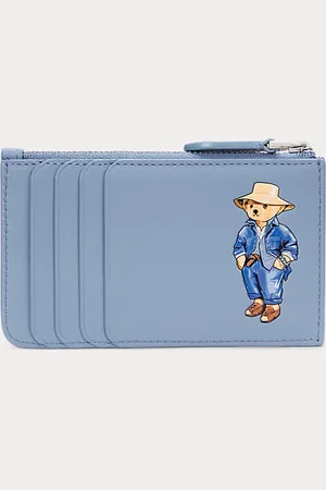 Ralph Lauren Portacarte Polo Bear con cerniera