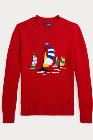 Ralph Lauren Maglia in cotone con collo arrotolato