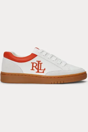 Ralph Lauren Sneaker Hailey VI in pelle e camoscio