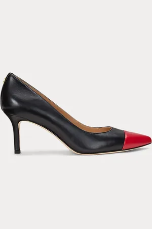 Ralph Lauren Décolleté Lanette in nappa bicolore