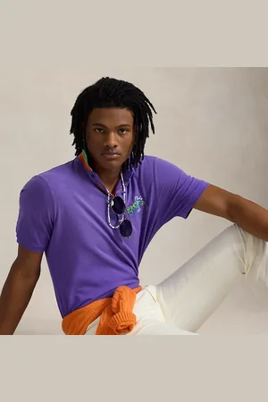 Ralph Lauren Polo ricamata in piqué Classic-Fit