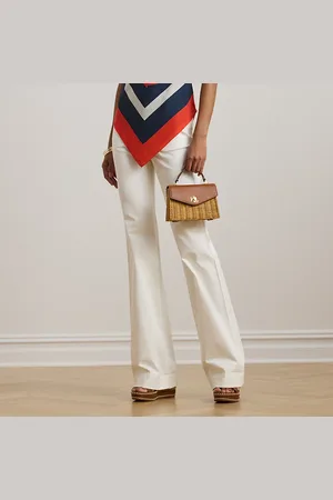 Ralph Lauren Pantaloni in tela di cotone stretch