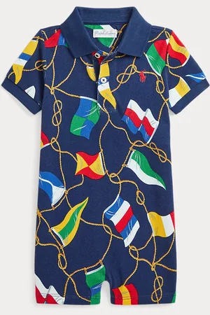 Ralph Lauren Tutina polo in piqué con bandiere