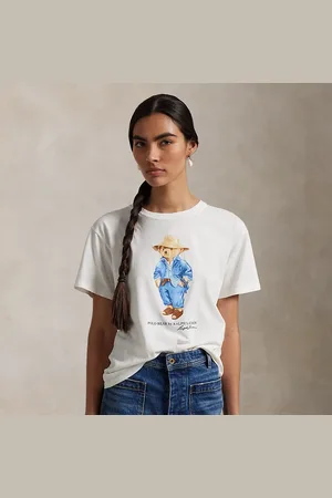 Ralph Lauren Maglietta Polo Bear in jersey di cotone
