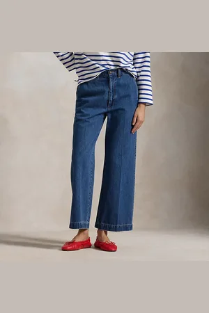 Ralph Lauren Jeans corti a gamba larga
