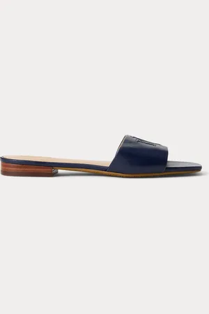 Ralph Lauren Ciabatte Everley in cuoio nappa