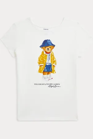 Ralph Lauren Maglietta Polo Bear in jersey di cotone