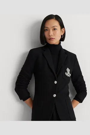Ralph Lauren Blazer in jacquard con ricamo
