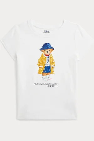 Ralph Lauren Maglietta Polo Bear in jersey di cotone