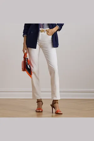 Ralph Lauren Jeans dritti a vita alta alla caviglia