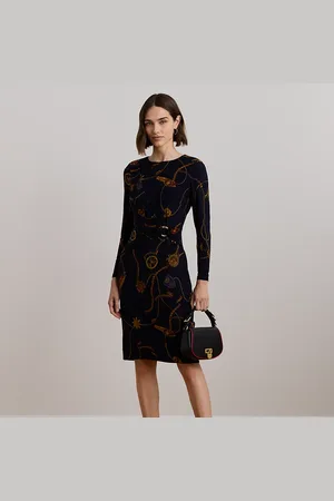 Ralph Lauren Abito in jersey con maniche a tre quarti