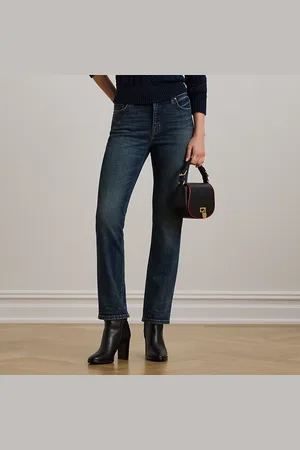 Ralph Lauren Jeans dritti a vita alta alla caviglia