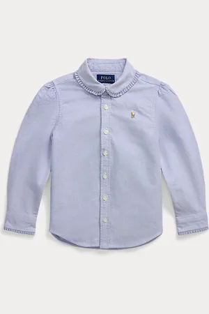 Ralph Lauren Camicia Oxford in cotone con volant