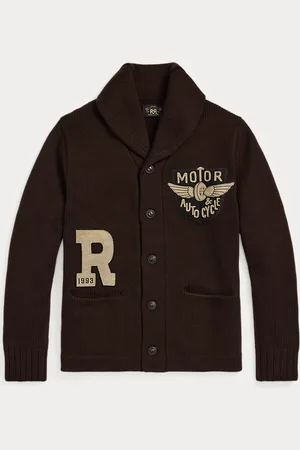 Ralph Lauren Cardigan in lana con applicazioni