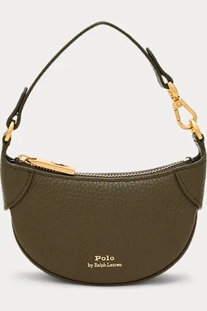 Ralph Lauren Portacarte Polo ID in pelle martellata