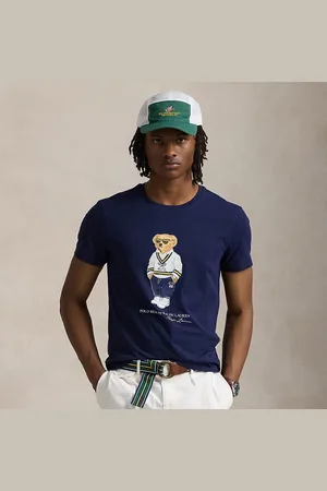 Ralph Lauren Maglietta Polo Bear Custom Slim-Fit